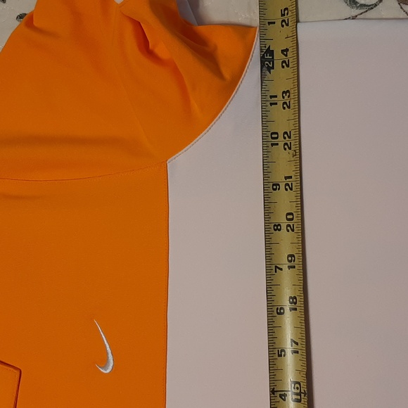 Nike Golf Men's Polo Shirt Size XL Orange And White - Picture 10 of 12